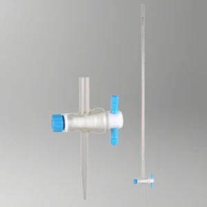 Bureta Graduada de Vidrio con Llave Recta en PTFE