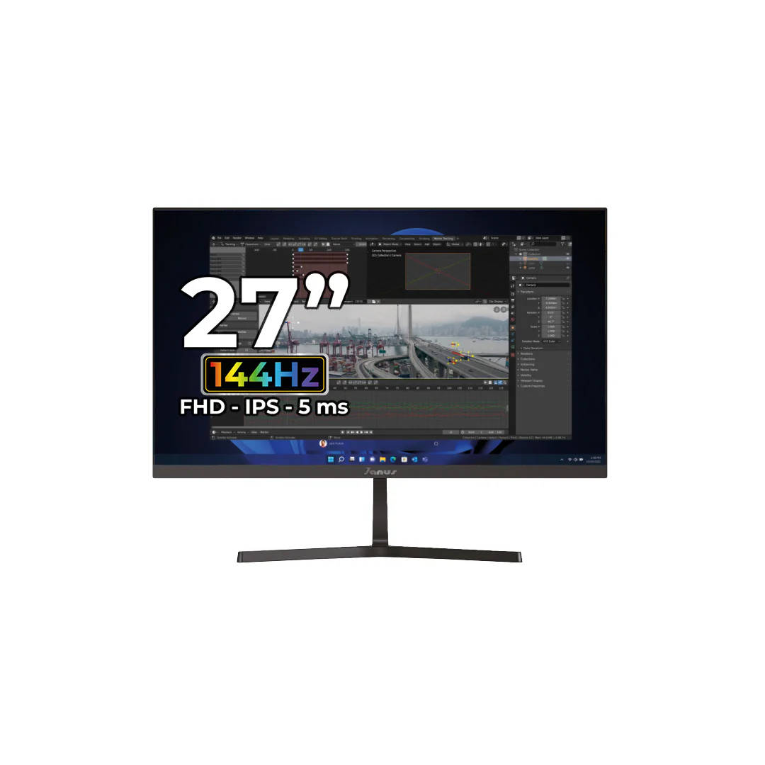 Monitor Janus 27 pulgadas IPS Full HD 144 Hz