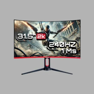 MONITOR JANUS LED 32” GAMER CURVO 240HZ 2K FREESYNC 1MS
