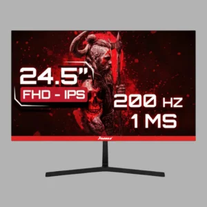 MONITOR GAMER JANUS IPS 24.5” 200HZ 1MS FREESYNC FHD