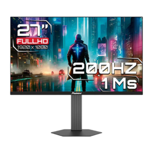 MONITOR GAMER JANUS 27” 200HZ 1MS VA FULL HD FREESYNC/G-SYNC RGB AJUSTABLE