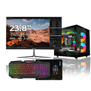 Computador Gamer Janus AMD RYZEN 5 5600GT MEMORIA RAM 16GB RGB SSD 500GB M.2 Board A520M FUENTE Janus 400W