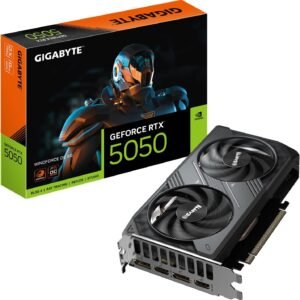 GIGABYTE TARJETA GRÁFICA GEFORCE RTX 5050 WINDFORCE OC 8GB GDDR6 PCIe 5.0
