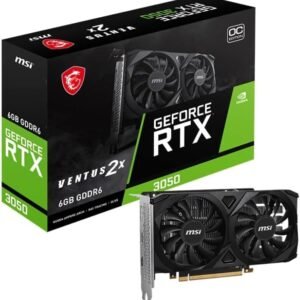 MSI Gaming RTX 3050 Ventus 2X 6G OC Tarjeta Gráfica