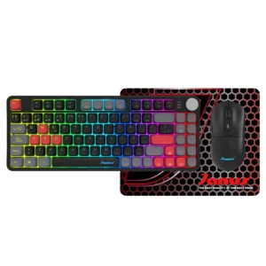 COMBO JANUS GAMER TECLADO MECANICO + MOUSE INALAMBRICO XTREME PRO 