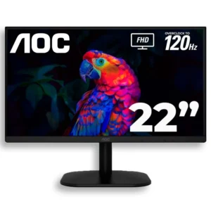 MONITOR AOC 21.5 PULGADAS FULL HD ALTO RENDIMIENTO PARA TRABAJO, ESTUDIO Y ENTRETENIMIENTO