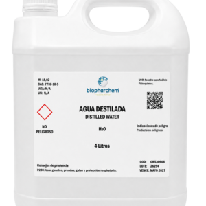 AGUA DESTILADA X 5 LITROS